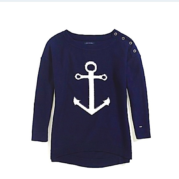 Tommy Hilfiger - Navy Blue Nautical Knit Sweater - Picture 2 of 3